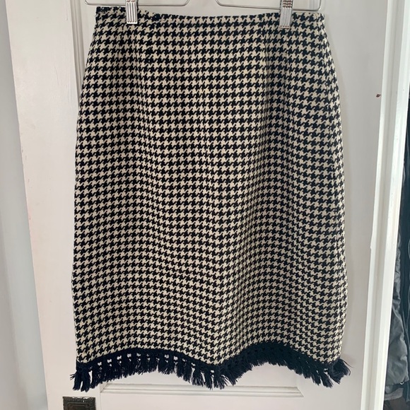 Vintage Franklin Simon Wool Checked Coat and Skirt - Picture 5 of 7